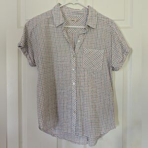 Faherty Multicolor Plaid Button Down Shirt